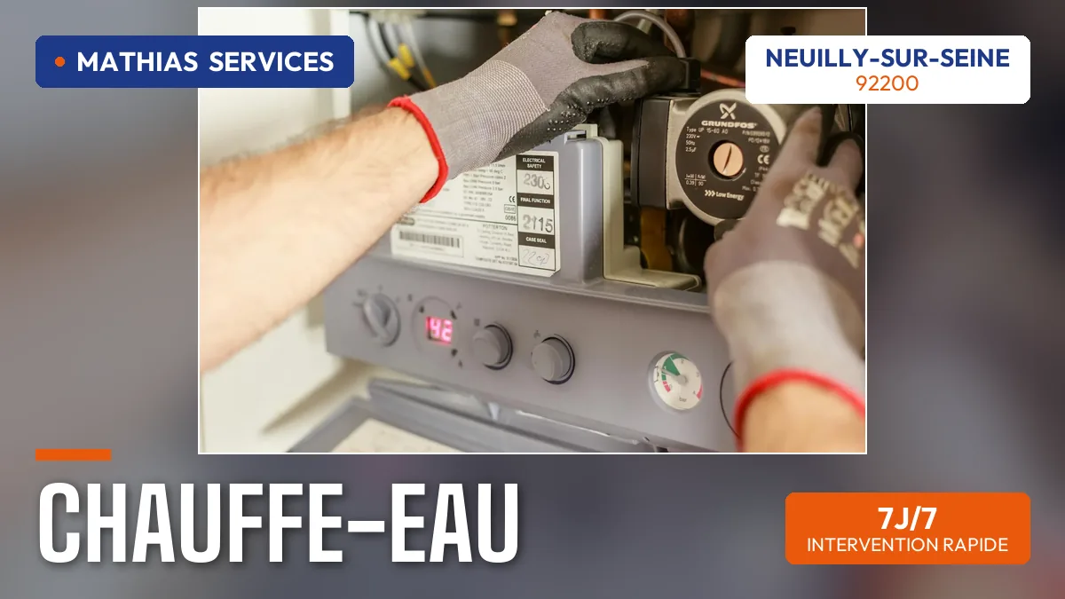 Dépannage de chauffe-eau à Neuilly-sur-Seine (92200) par Mathias Services