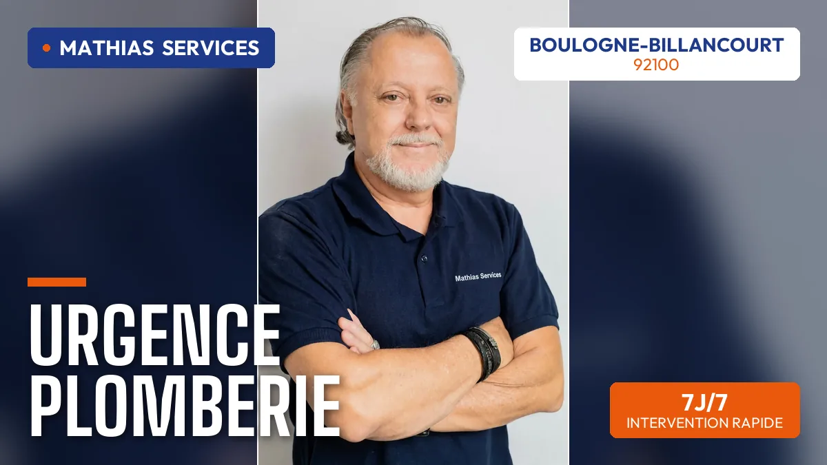 Plombier d'urgence à Boulogne-Billancourt (92100) — Mathias Services